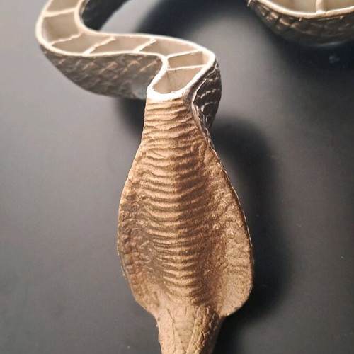 King Cobra figure used in attack pose