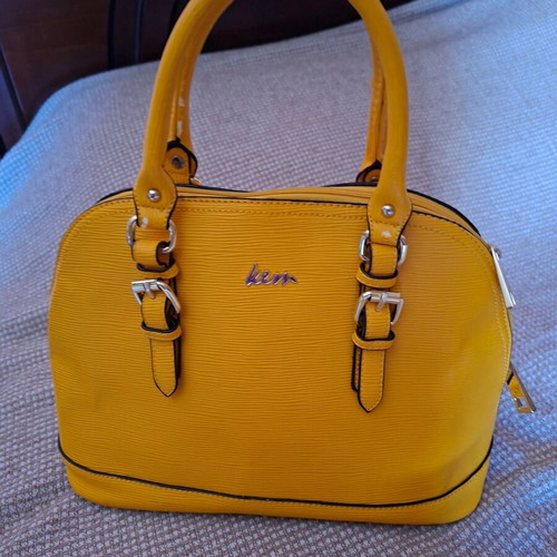Kem crossbody bag used, yellow