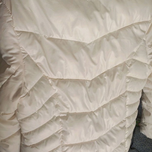 Pepe Jeans white jacket size S like new without hood