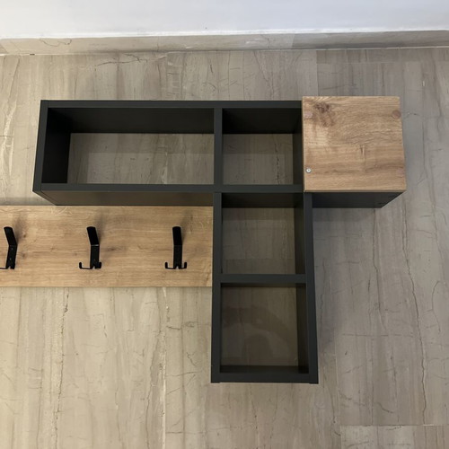 Wooden hanger furniture like new for small items and coats