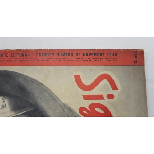 Signal German army magazine used, issue 15 of 1940