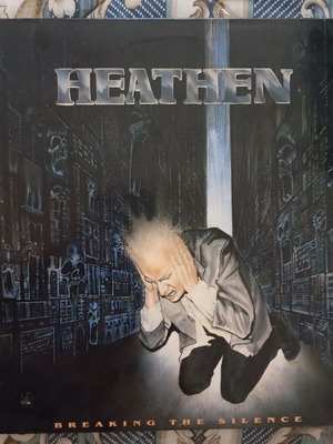 Δίσκος βινυλίου Heathen Breaking The Silence πρώτη έκδοση 1987 metal σαν καινούργιο