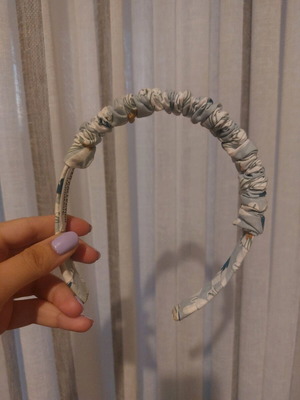 Handmade hairband turquoise, new