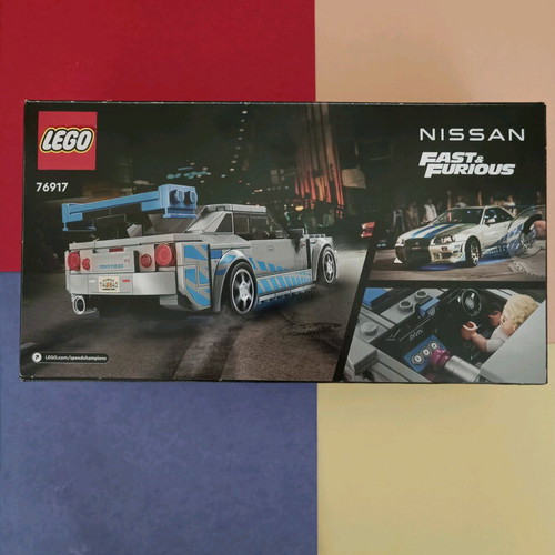 Lego Fast and Furious Skyline Set 76917 New, Speed Champions Nissan GT-R