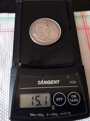 Νόμισμα 1 Rand Suid Afrika 1966 ασημένιο 830, συλλεκτικό σπάνιο
