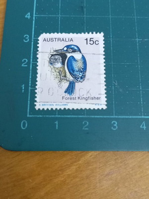 Αυστραλία 1979 γραμματόσημο Forest Kingfisher καινούργιο
