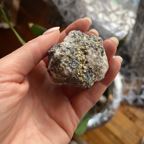 Pyrite and Quartz new mineral specimen