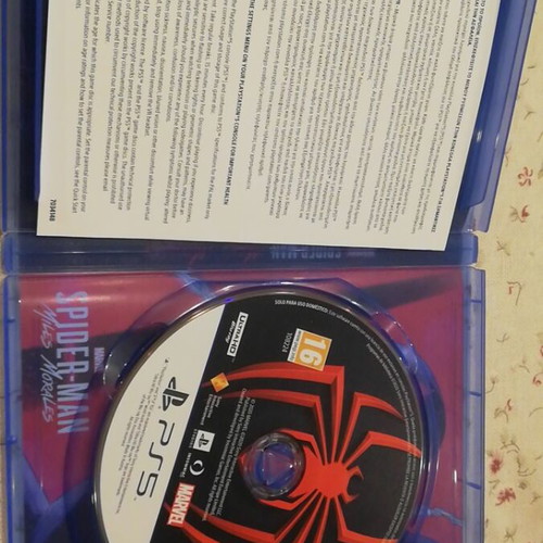 Spider Man Miles Morales video game like new