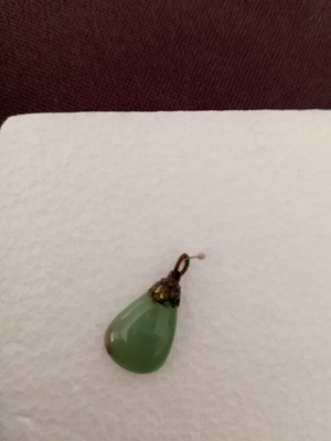 Necklace with aventurine energy crystal new, green