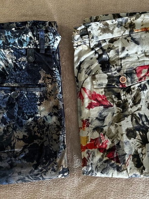 No Name Unisex Pants S/M like new, elastic, multicolor
