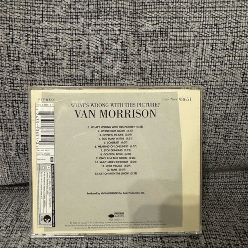 Van Morrison What's Wrong With This Picture CD used