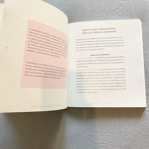 Celebrate book table organization and savoir vivre new