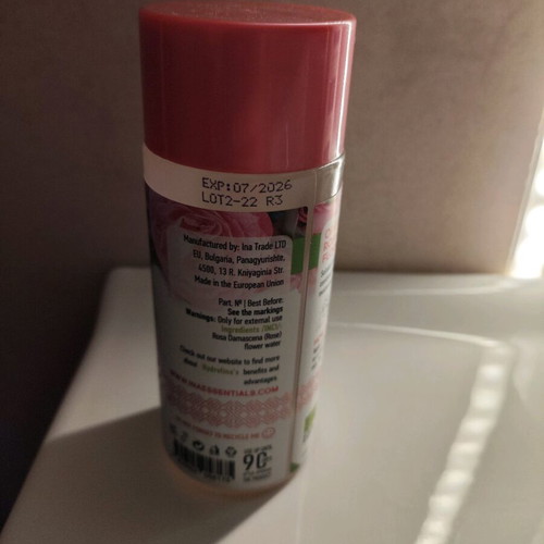 Hydrolina Organic Rose Water by Ina Essentials new