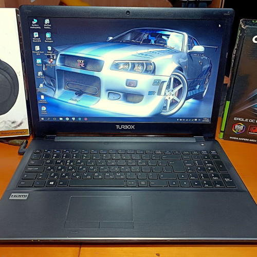 Turbo-X W955 Laptop like new, Intel Celeron, 4GB RAM, 120GB SSD, 15.6 inch