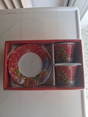 Christmas coffee set jumbo new