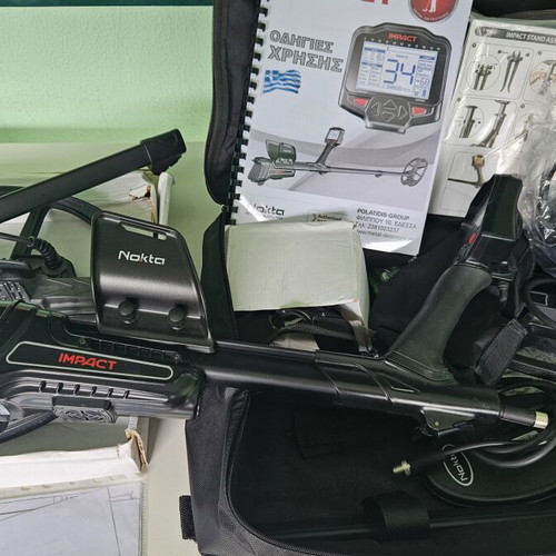Nokta Impact Pro metal detector and Nokta Pin Pointer like new