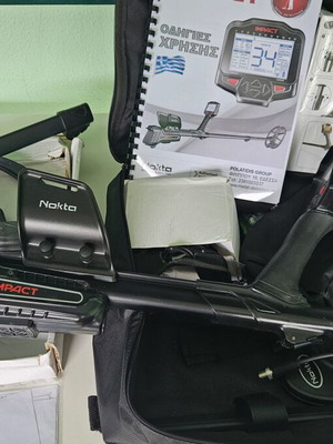 Nokta Impact Pro metal detector and Nokta Pin Pointer like new