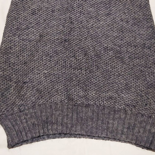 Review short wool dress used, grey, with short sleeves