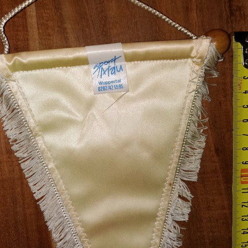 Hannover vintage banner with felt texture in very good condition