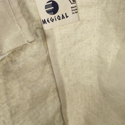 MEGIQAL Colors of Greece Tote Bag shoulder, used, white and blue