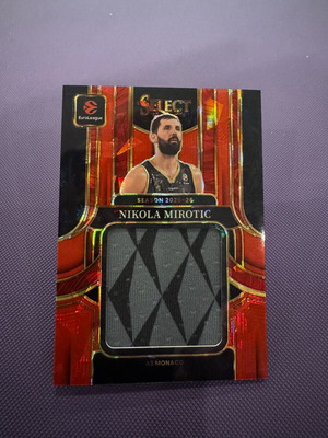 2025-26 Panini Select Euroleague Jumbo Patch Nikola Mirotic, perfect condition