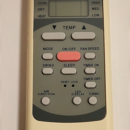 Midea air conditioner remote control used, Type R51M/E