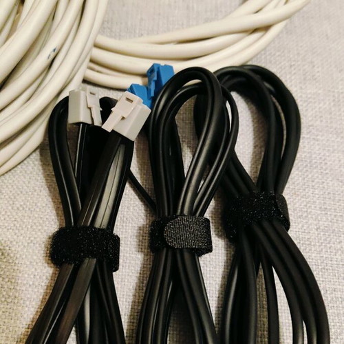 Various Ethernet and power cables new, assorted lengths