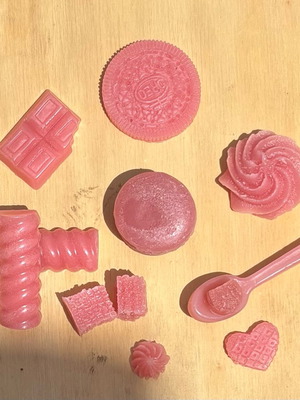 Pink Candy Wax Melts set new with sweet girly aroma
