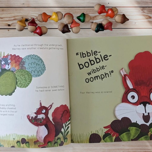 Set of 2 new autumn picture books for children about Squirrel