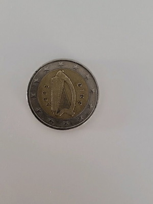 2 euro, Irish harp, 2002.