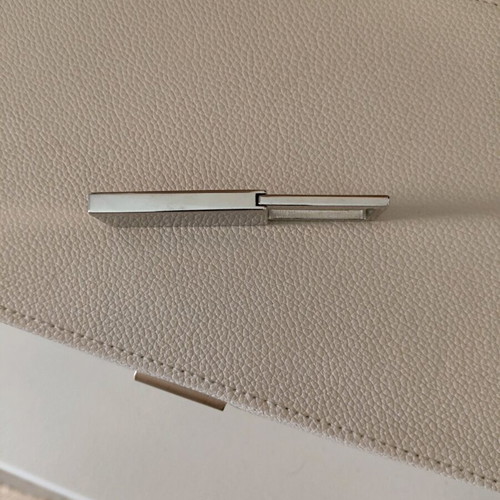 Bally key ring like new, silver, authentic