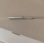 Bally key ring like new, silver, authentic