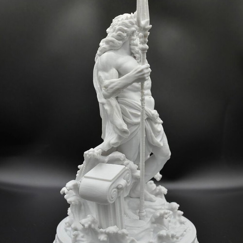 Poseidon 3D printed statue new, premium PLA