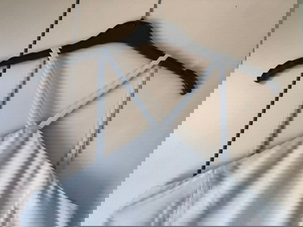 Φόρεμα Σιέλ με Λεπτές Τιράντες