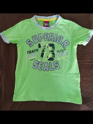 Be Board kids T-shirt for 4-year-old boy like new, green