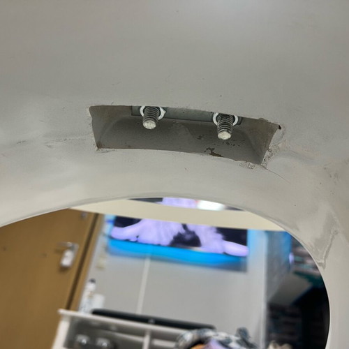 Small furniture used with minor crack at bottom