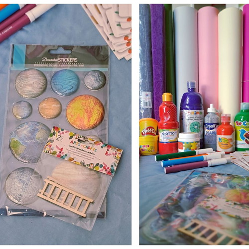 Craft kit for kindergarten children, like new