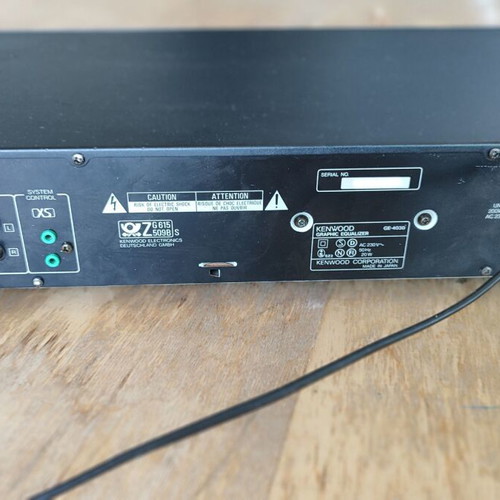 Kenwood GE-4030 Stereo Graphic Equalizer used, very good condition