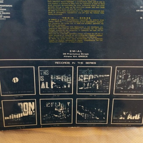 Alfredo Domenech This Is Espana vinyl used, jazz