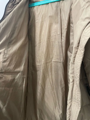 Only warm jacket used, beige, size M