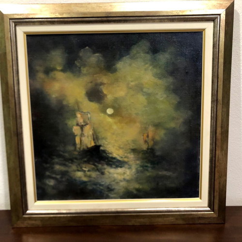 Oil painting by Konstantinos Giannakopoulos used