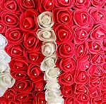 Τεχνητά Τριαντάφυλλα Rose σε εντυπωσιακή συσκευασία δώρου.