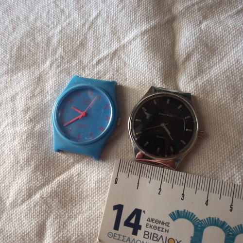 Watches Q&Q and Daniel Klein like new, set of 2, no straps