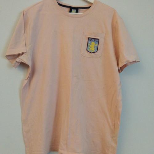 Avfc men's mako t-shirt like new, salmon color, size L