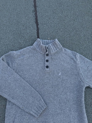 Nautica knitwear men's gray size L like new