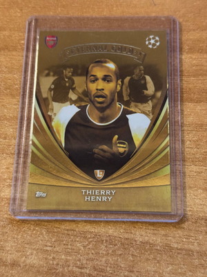 2024-25 Topps Total Football Eternal Gold Thierry Henry Arsenal κάρτα σαν καινούργιο