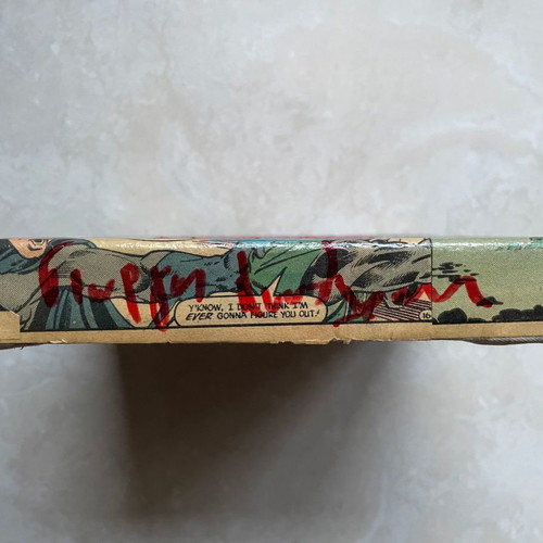 Painting by Giorgos Lintzeris new, dimensions 18cm by 18cm
