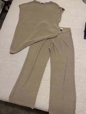 Zara knitwear set new, beige