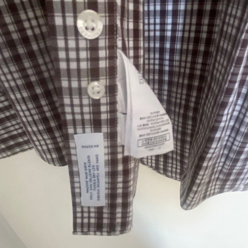 Brooks Brothers shirt used Small brown premium cotton