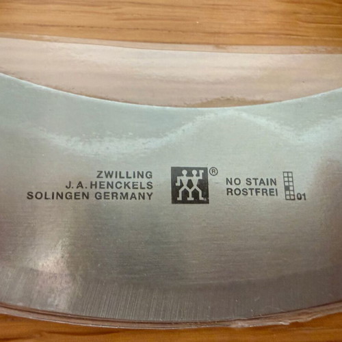 Zwilling J.A. Henckels Mezzaluna knife stainless steel, new